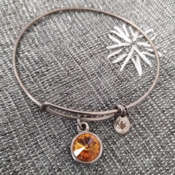 Alex and Ani Crystal November Birthstone Bracelet - Picture 1 of 16